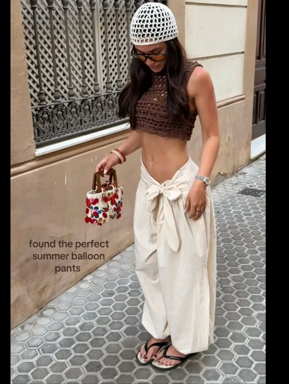 ZARA  BALLOON PANTS Size L